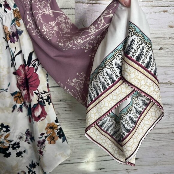 White House Black Market Off-the-Shoulder Bell Sleeve Blouse - Picture 4 of 12